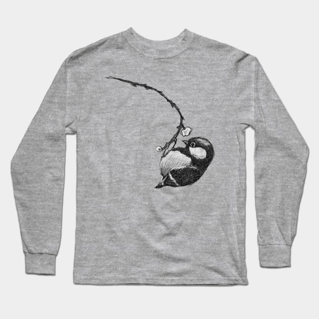 Cute little bird 03 Long Sleeve T-Shirt by Artofokan